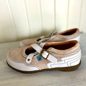 John Fluevog Earth Angels Ariel White Shoes Size M8/W10